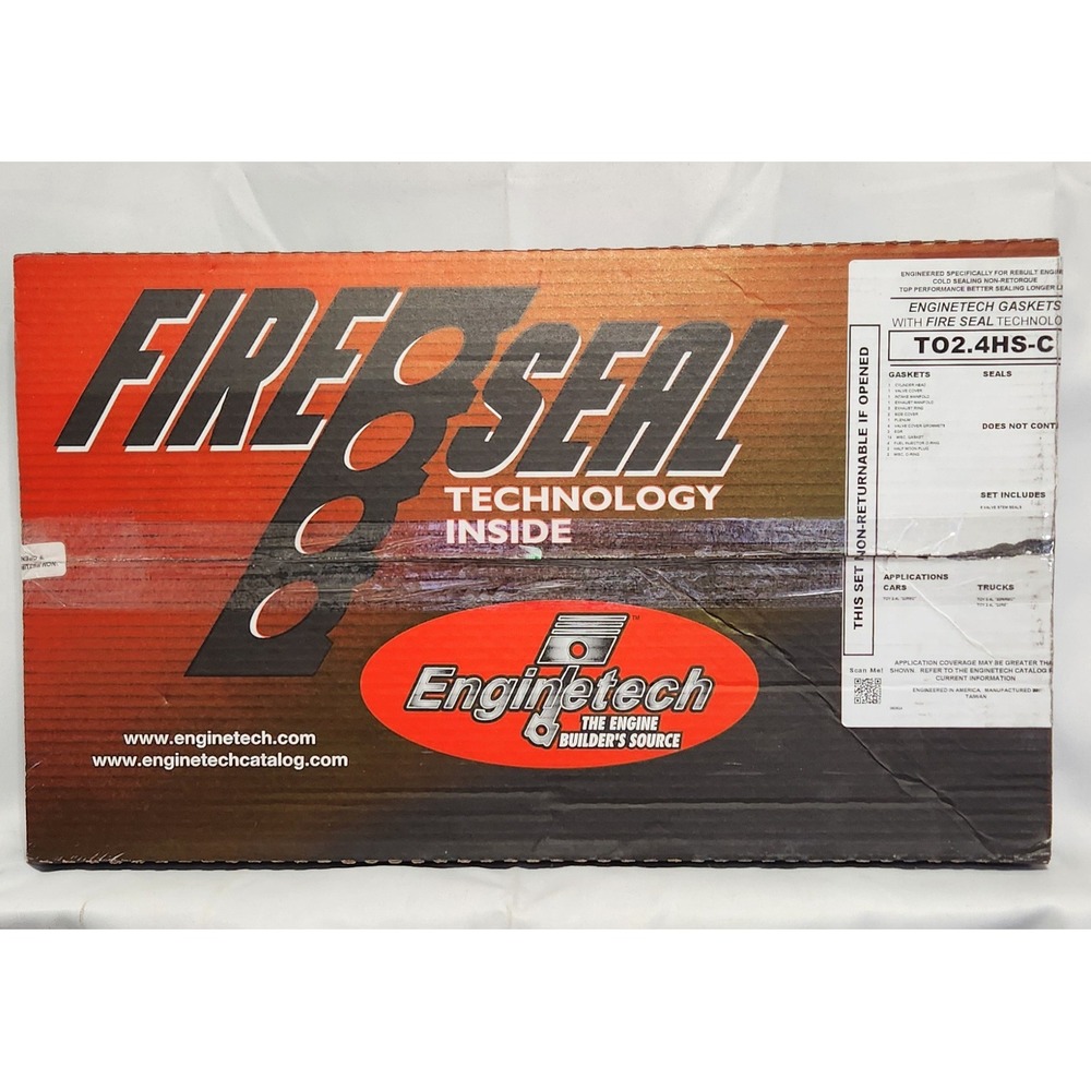 Enginetech TO2.4HS-C Fire Seal Head Gasket Set for Toyota 2.4L 22RE 22REC Engine